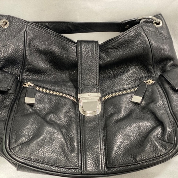 Michael Kors Black Pebbled Leather Bag - Picture 2 of 8